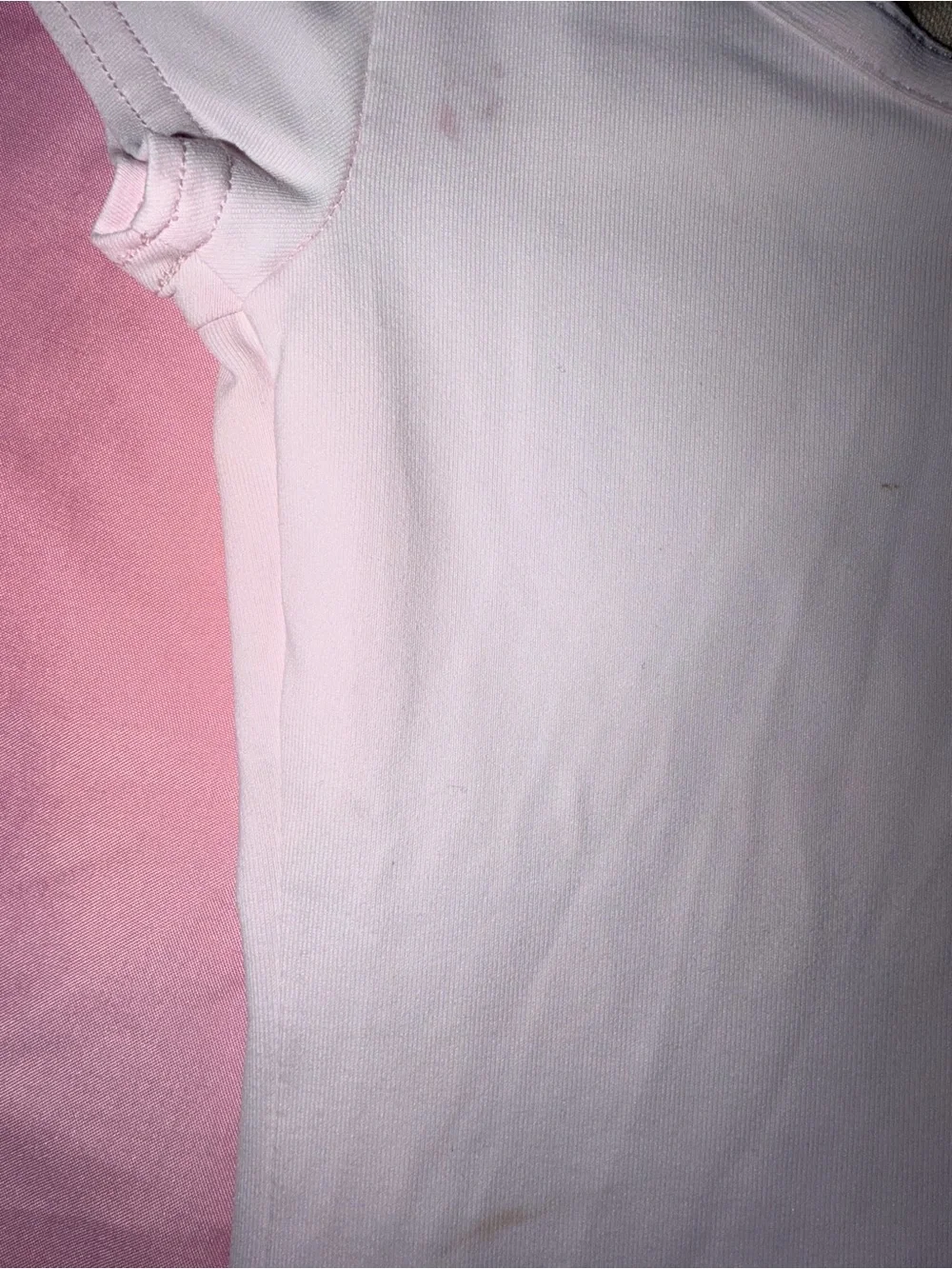 Danskin Now Pale Pink Short Sleeve Dance Leotard